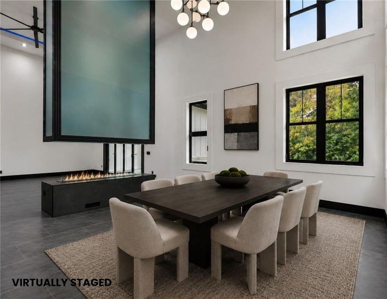 Furnished interior view inside a new home in , Hoschton (Image 7).