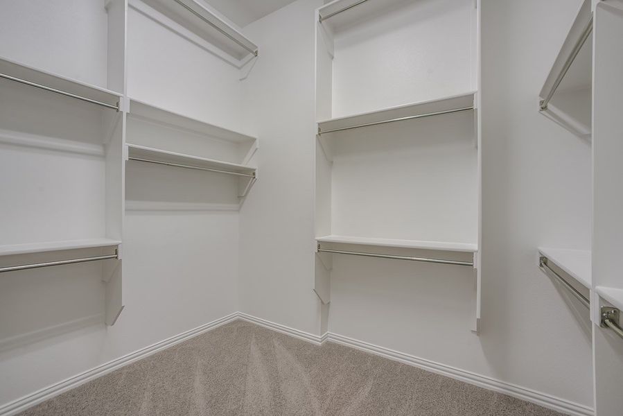 Plan 1681 Primary Closet Representative Image