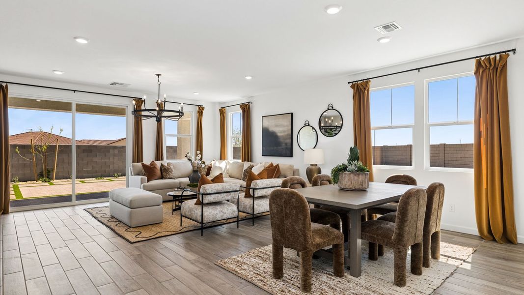 Representative furnished interior of a home built from the Dune by D.R. Horton in Westpark, Buckeye (Image 16).