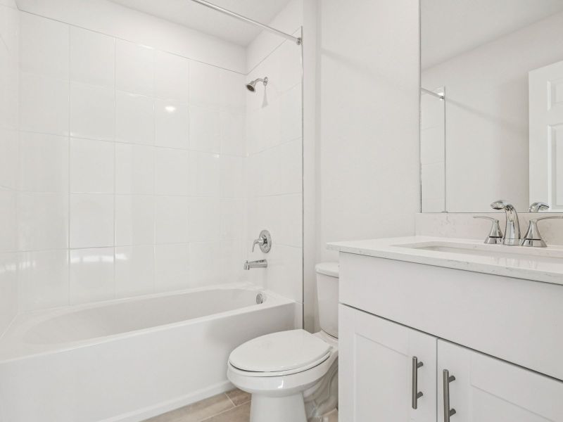 Furnished interior view inside a new home in The Meadow at Crossprairie, St. Cloud (Image 6).