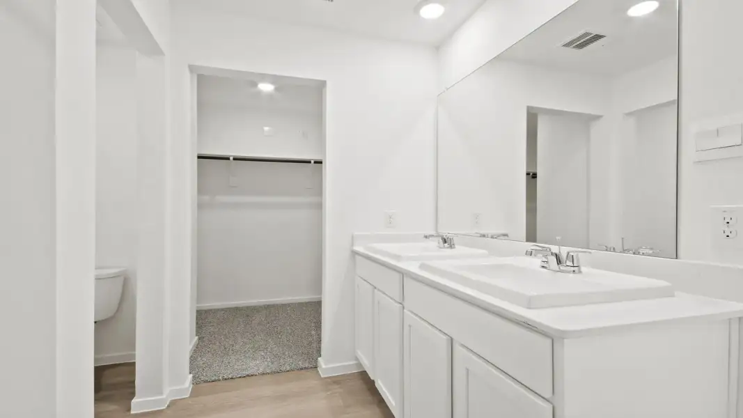 Furnished interior view inside a new home in The Canopies, Splendora (Image 6).