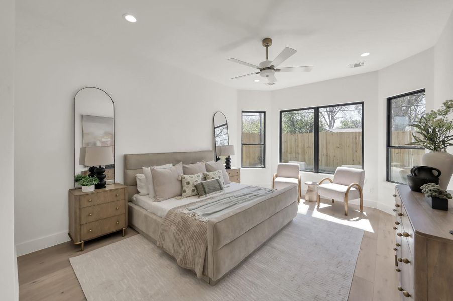 Furnished interior view inside a new home in , Houston (Image 27). Furnished interior view inside a new home in , Houston (Image 27).