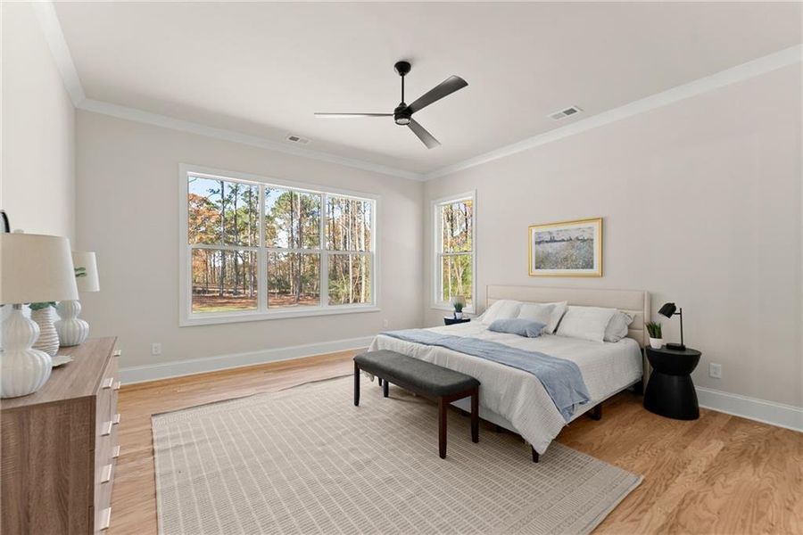 Furnished interior view inside a new home in , Gainesville (Image 55).