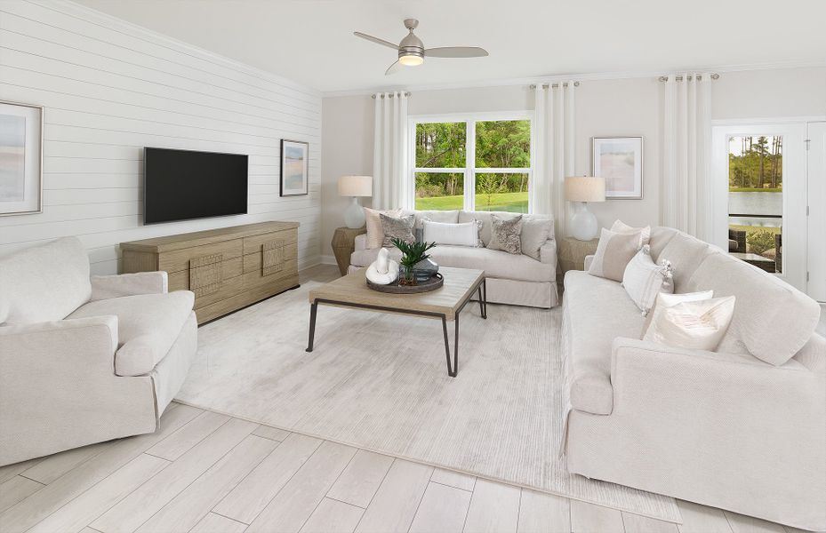 Furnished interior view inside a new home in Salem Bay, Beaufort (Image 15).