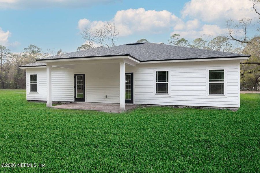 Exterior details and patio area of a home in , Middleburg (Image 18).