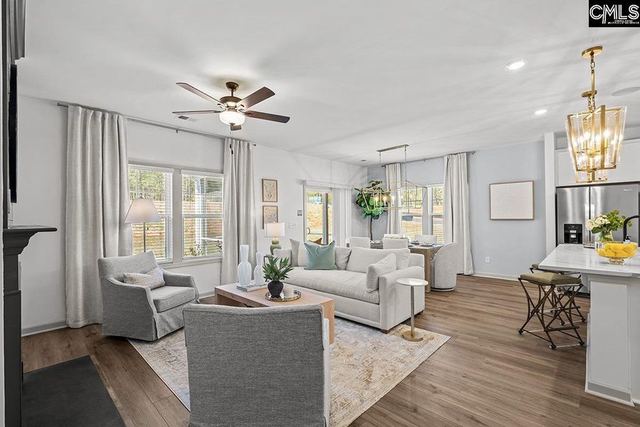 Furnished interior view inside a new home in Peachtree Hills, Lexington (Image 10).