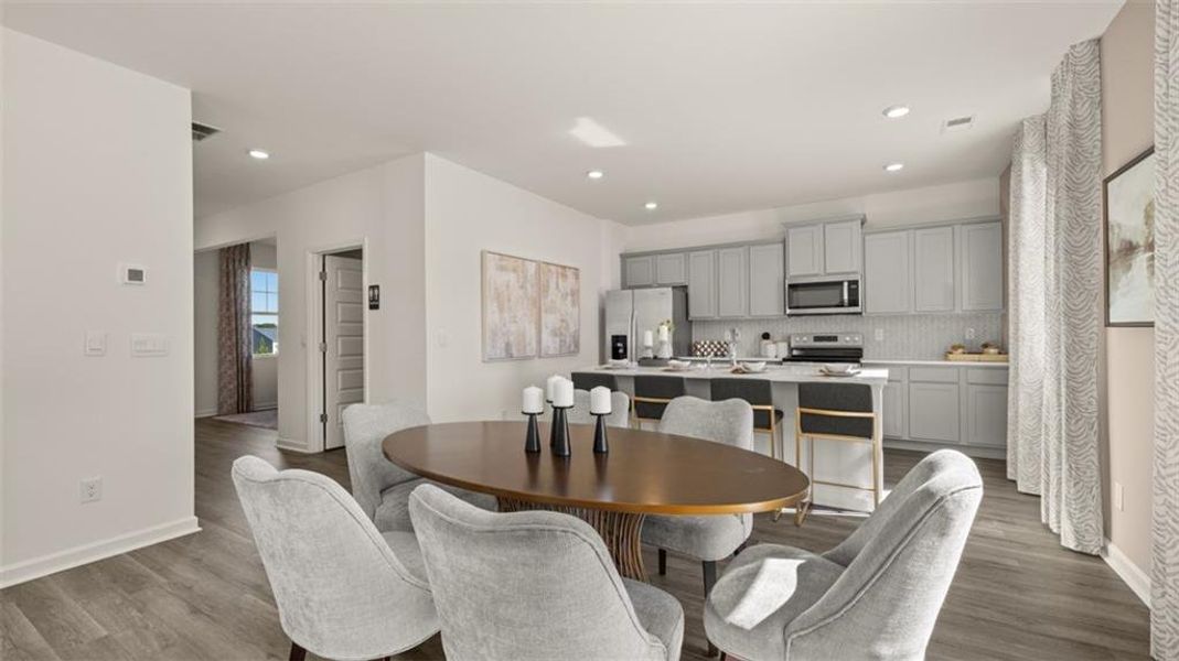 Furnished interior view inside a new home in Locust Grove Station - Cedar Ridge, Locust Grove (Image 23).