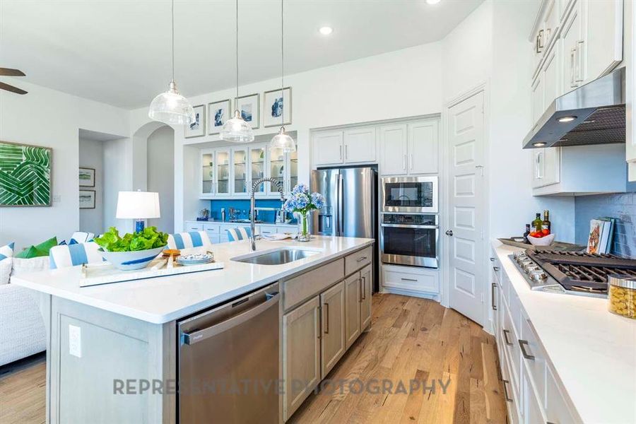 Furnished interior view inside a new home in , Royse City (Image 9). Furnished interior view inside a new home in , Royse City (Image 9).
