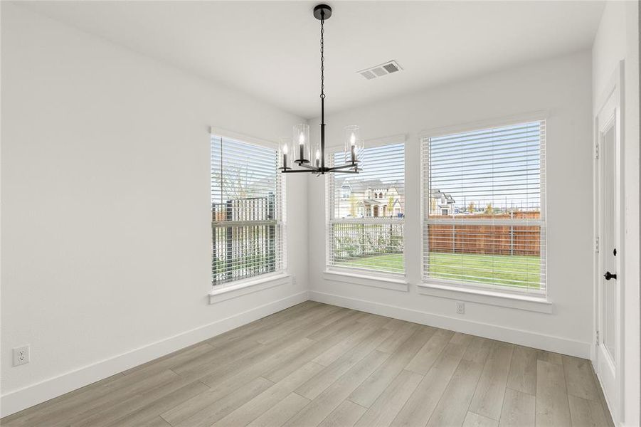 Spacious, unfurnished interior of a new home in Villages of Creekwood, Frisco (Image 24).