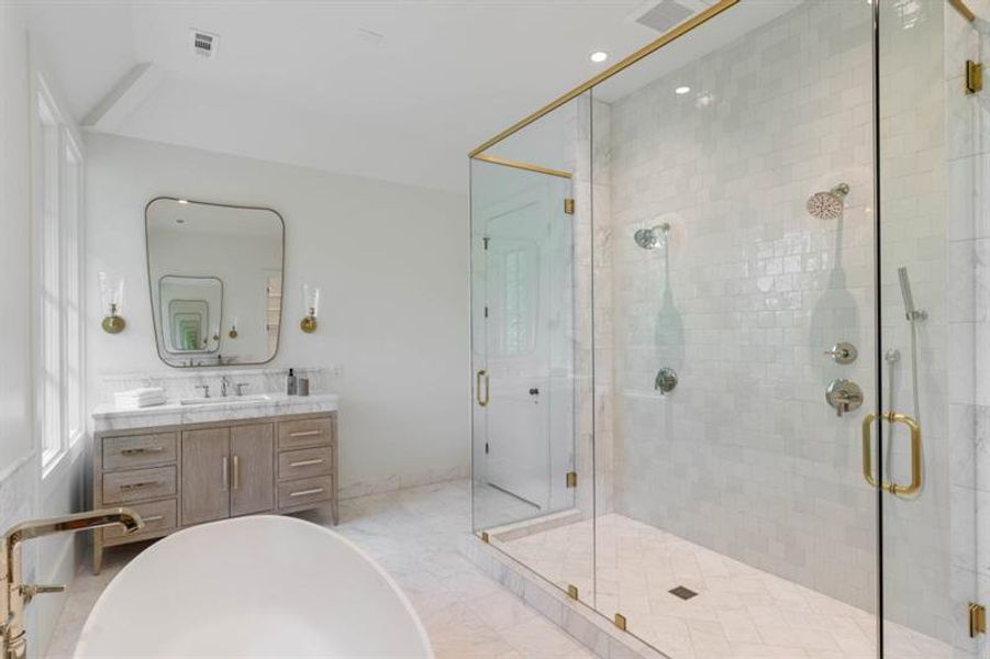 Furnished interior view inside a new home in , Atlanta (Image 11).