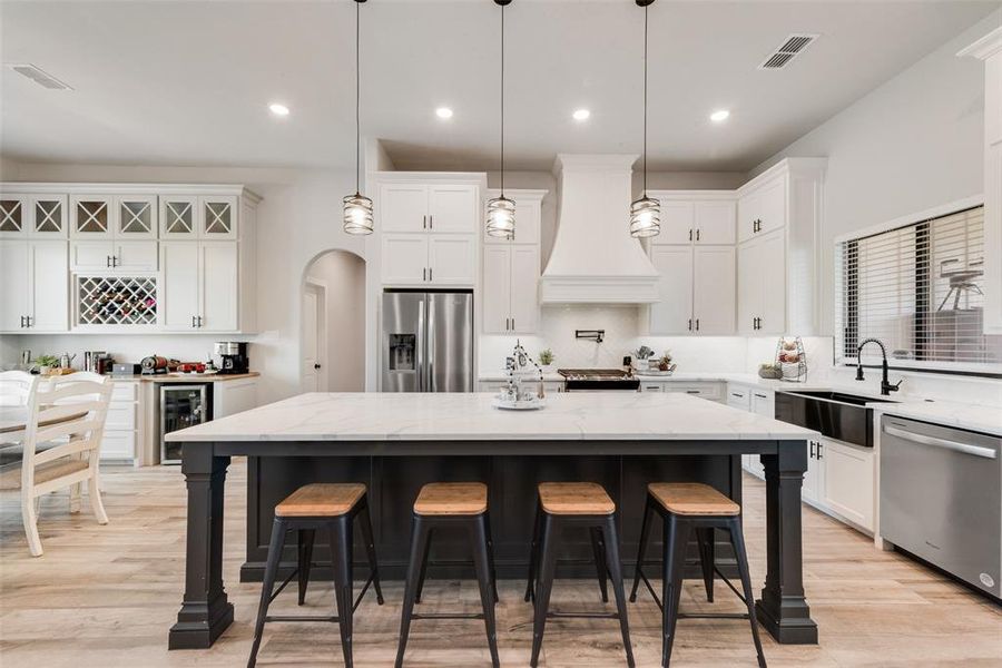 Furnished interior view inside a new home in , Krum (Image 12).