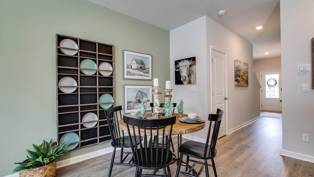 Furnished interior view inside a new home in River Landing Townhomes, Murfreesboro (Image 8). Furnished interior view inside a new home in River Landing Townhomes, Murfreesboro (Image 8).