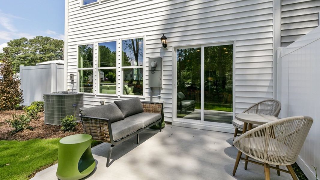 Representative furnished interior of a home built from the CARSON - TRADITIONS by D.R. Horton in Chapel Townes, Raleigh (Image 13).