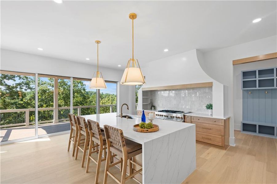 Furnished interior view inside a new home in , Suwanee (Image 17).