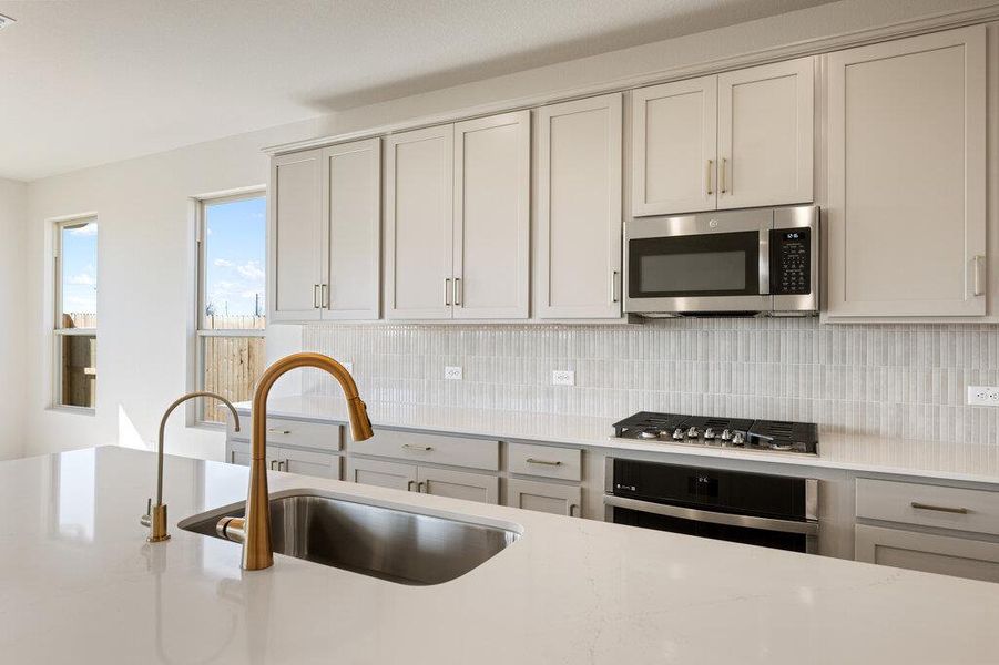 Furnished interior view inside a new home in Willow Springs, Buda (Image 15).