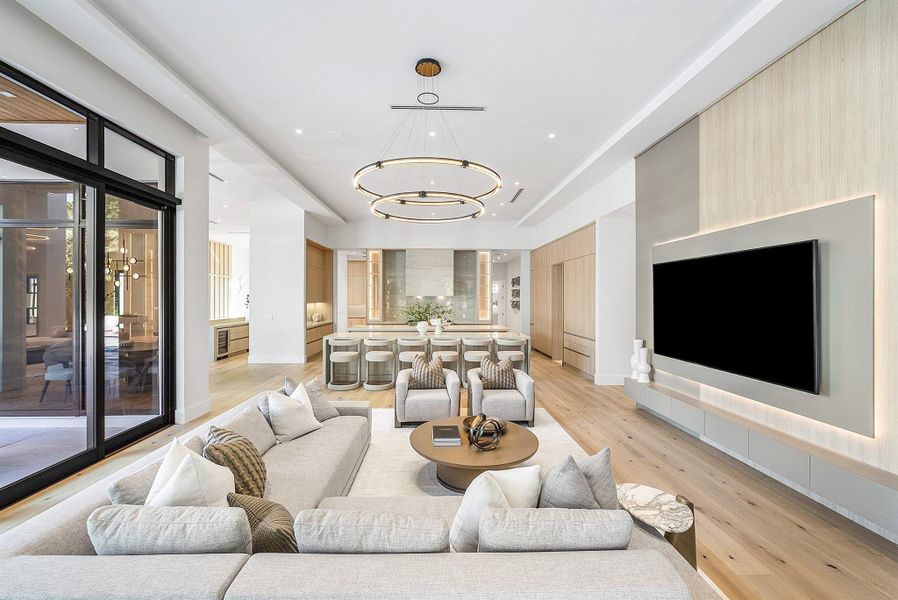 Furnished interior view inside a new home in , Delray Beach (Image 39).