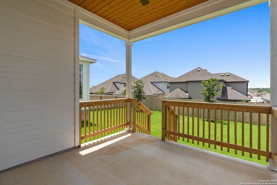 Exterior details and patio area of a home in Bison Ridge, San Antonio (Image 2). Exterior details and patio area of a home in Bison Ridge, San Antonio (Image 2).