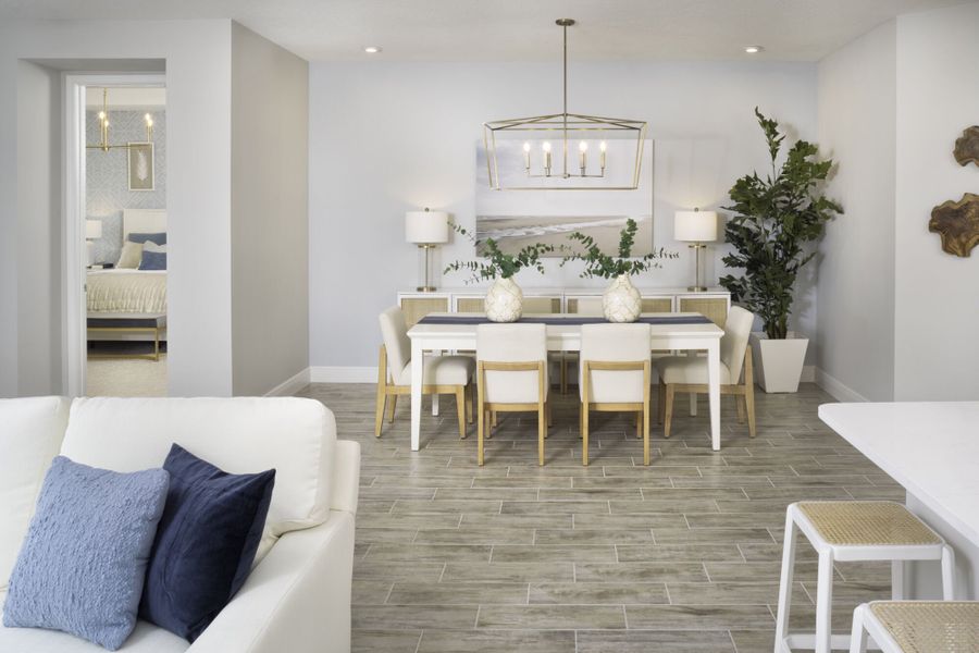 Furnished interior view inside a new home in Windwater, Parrish (Image 5).