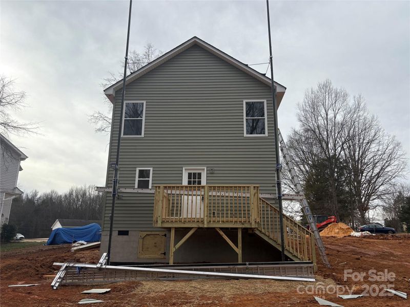 In-progress construction of a new home in , Statesville, NC (Image 7).