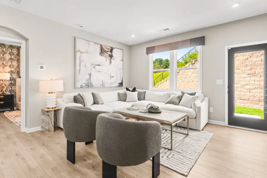 Furnished interior view inside a new home in Villas at Gold Creek, Dawsonville (Image 3).