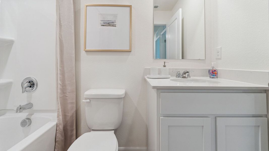 Furnished interior view inside a new home in Preston Cove, St. Cloud (Image 18).