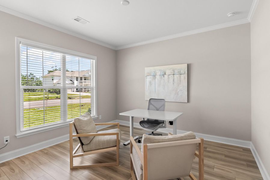 Furnished interior view inside a new home in Sea Island Preserve, Johns Island (Image 15). Furnished interior view inside a new home in Sea Island Preserve, Johns Island (Image 15).