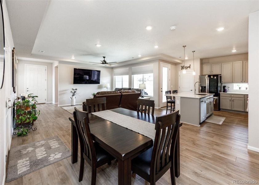 Furnished interior view inside a new home in , Colorado Springs (Image 11).
