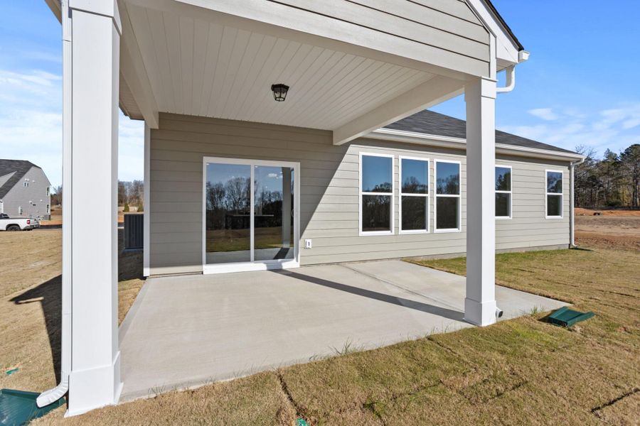 Exterior details and patio area of a home in Founders Club, Moore (Image 4). Exterior details and patio area of a home in Founders Club, Moore (Image 4).