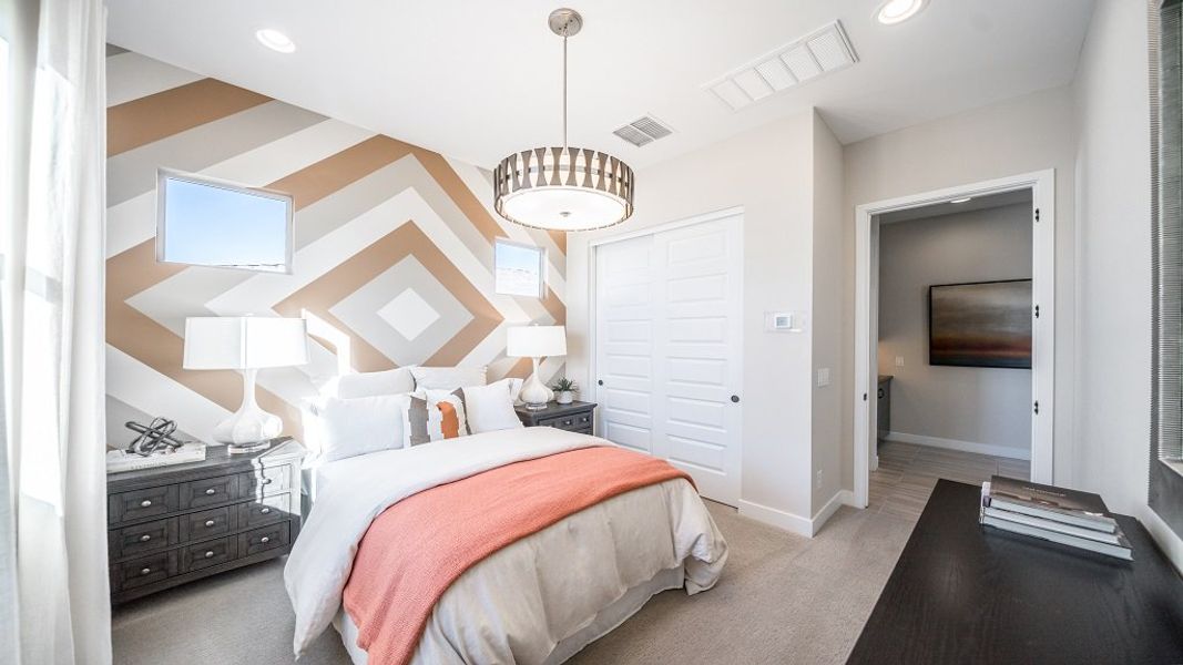 Furnished interior view inside a new home in Estrella, Goodyear (Image 34).