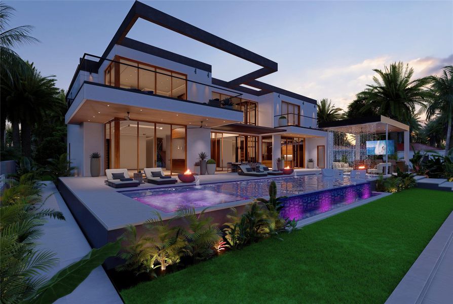 Exterior details and patio area of a home in , Lighthouse Point (Image 21). Exterior details and patio area of a home in , Lighthouse Point (Image 21).