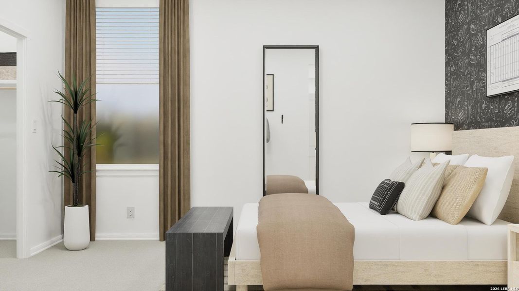 Furnished interior view inside a new home in Navarro Ranch, Seguin (Image 28).