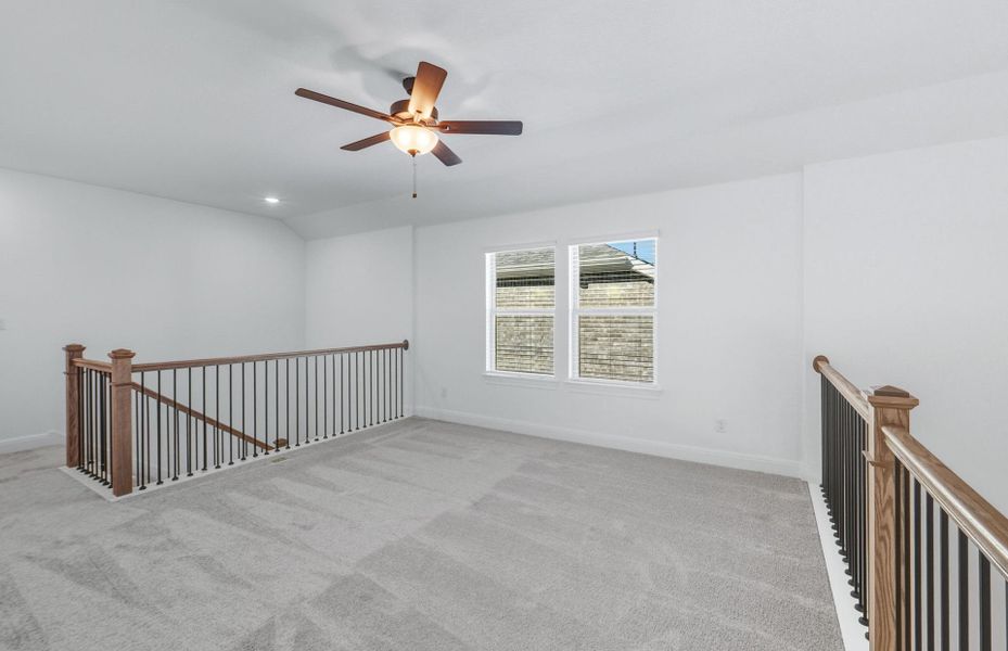Spacious, unfurnished interior of a new home in Santa Rita Ranch, Liberty Hill (Image 16). Spacious, unfurnished interior of a new home in Santa Rita Ranch, Liberty Hill (Image 16).