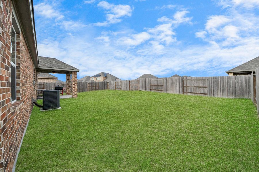 Exterior details and patio area of a home in Lago Mar, Texas City (Image 4). Exterior details and patio area of a home in Lago Mar, Texas City (Image 4).