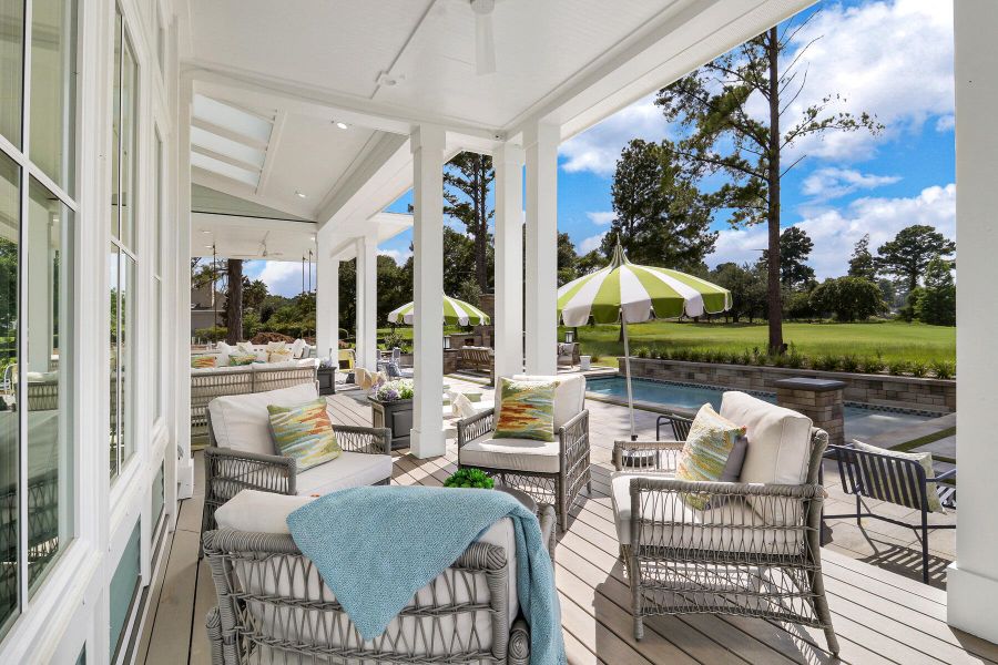 Furnished interior view inside a new home in , Bluffton (Image 7).