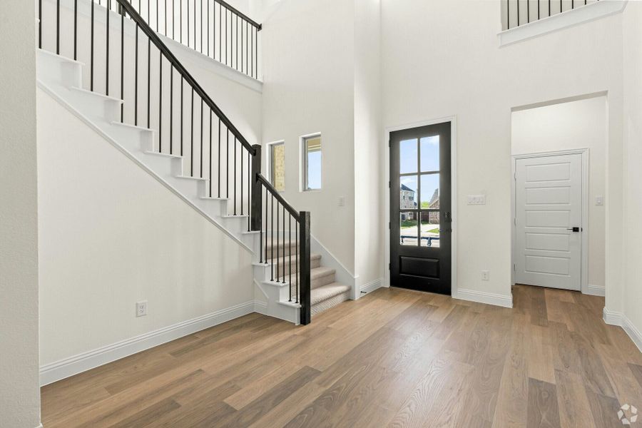 Representative unfurnished interior of a home built from the Bowie by Kindred Homes in Park Trails, Forney (Image 8).