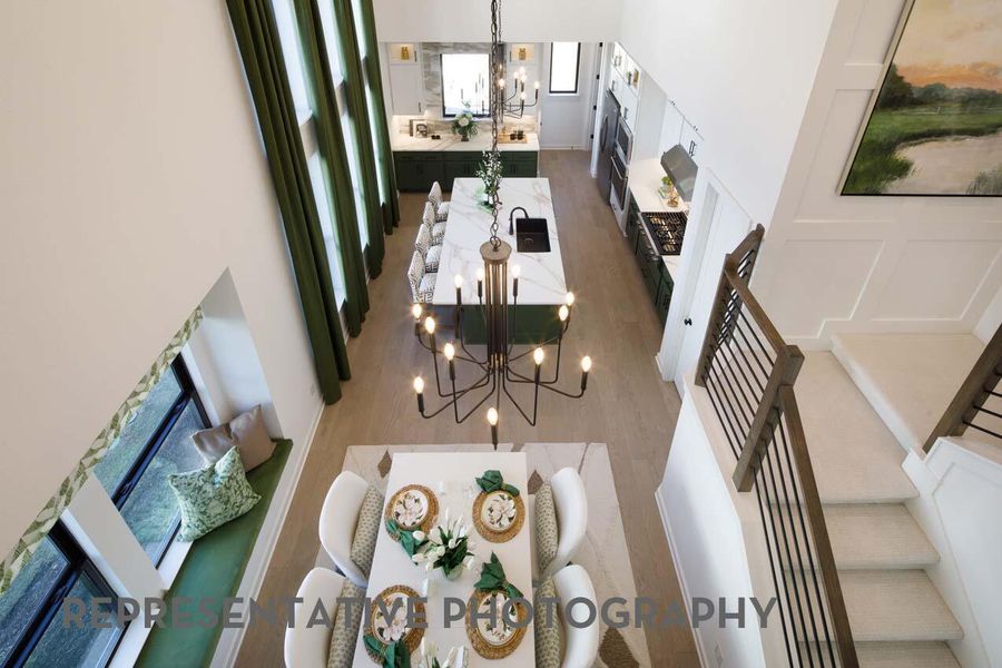 Furnished interior view inside a new home in Santa Rita Ranch, Liberty Hill (Image 18).