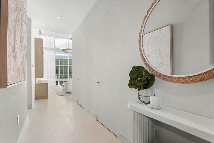 Furnished interior view inside a new home in , Fort Lauderdale (Image 22).