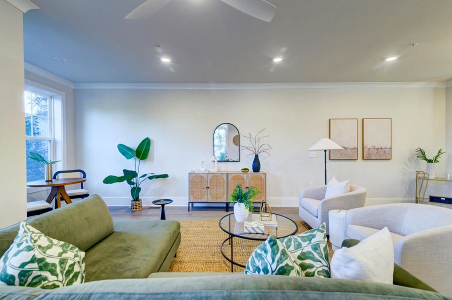 Furnished interior view inside a new home in Walk at Park Circle, North Charleston (Image 6).