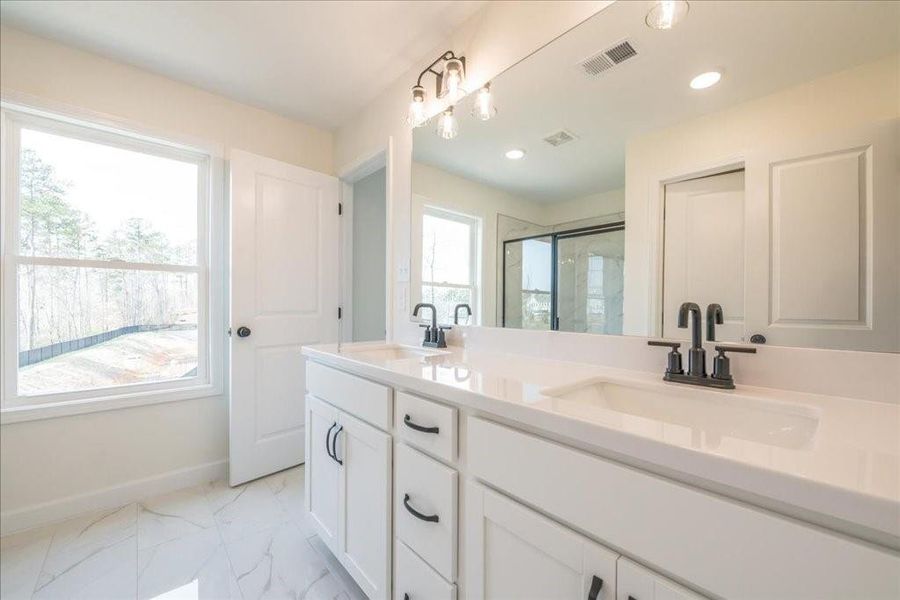 Furnished interior view inside a new home in Cherokee Township, Acworth (Image 15).