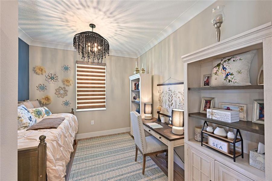 Furnished interior view inside a new home in LakeHouse Cove at Waterside, Sarasota (Image 16).