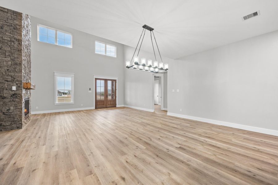 Spacious, unfurnished interior of a new home in , New Waverly (Image 20).