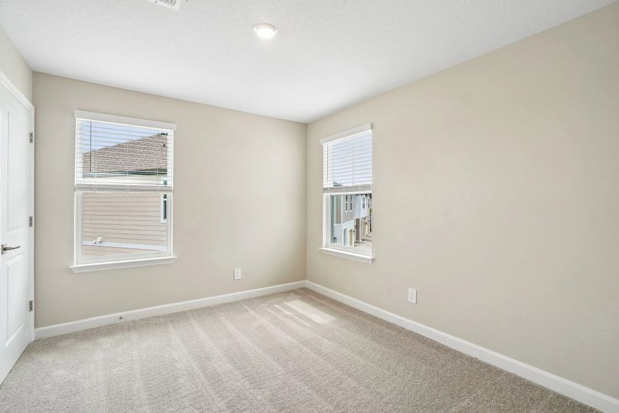 Bedroom 3 also located off the front of the home