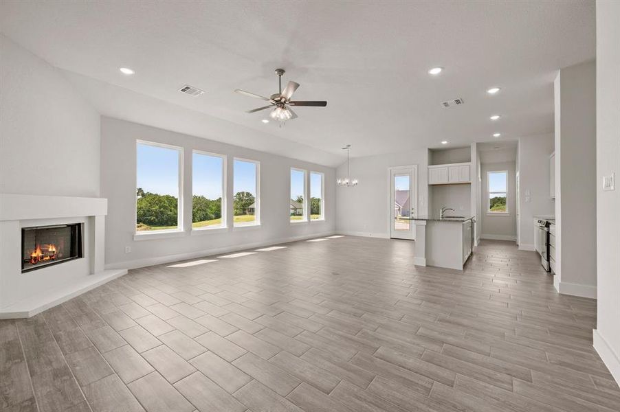Spacious, unfurnished interior of a new home in Saddleback Estates, Boyd (Image 18). Spacious, unfurnished interior of a new home in Saddleback Estates, Boyd (Image 18).