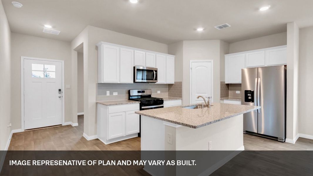 Furnished interior view inside a new home in Rosenbusch Ranch, Leander (Image 5). Furnished interior view inside a new home in Rosenbusch Ranch, Leander (Image 5).