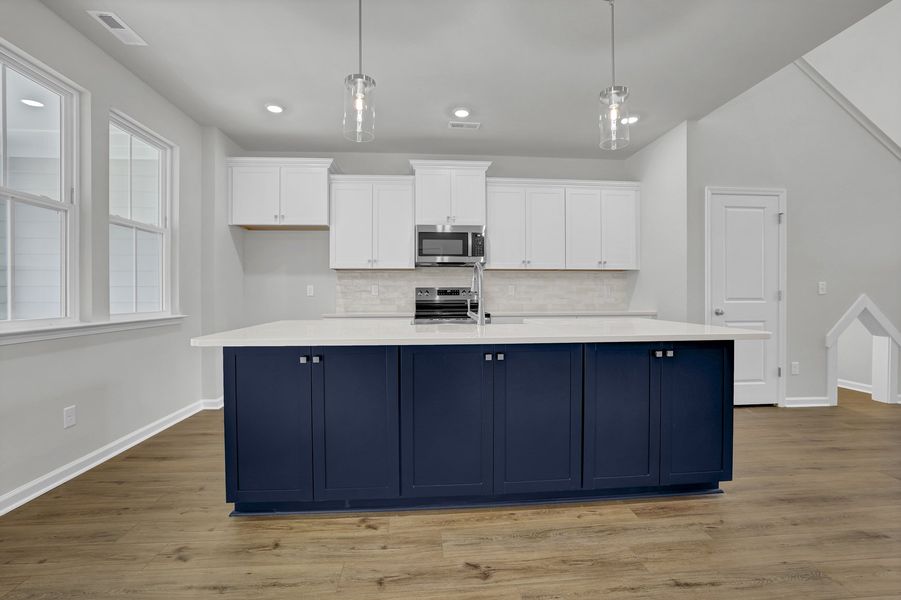 Furnished interior view inside a new home in Grand Park, Leland (Image 8).