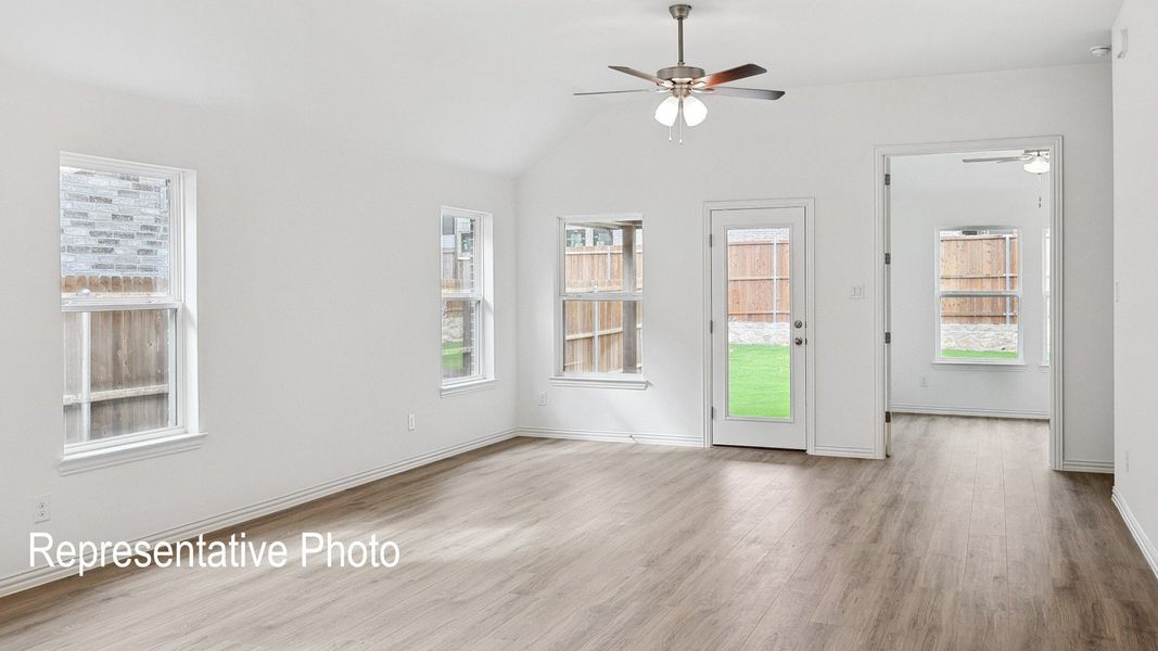 Furnished interior view inside a new home in The Oaks, Red Oak (Image 8).