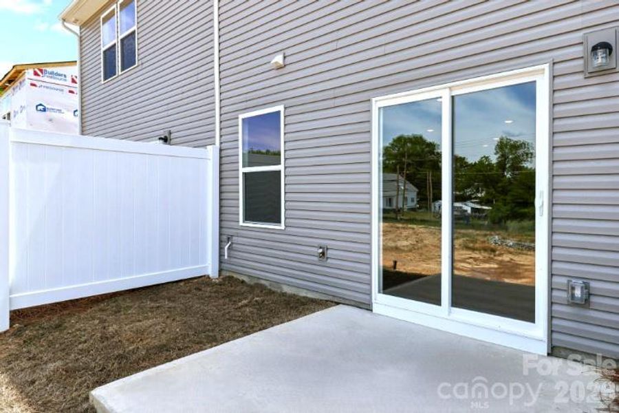 Exterior details and patio area of a home in Grover Walk, Grover (Image 3).