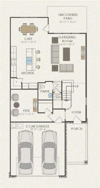 Pulte Homes, Rybrook floor plan