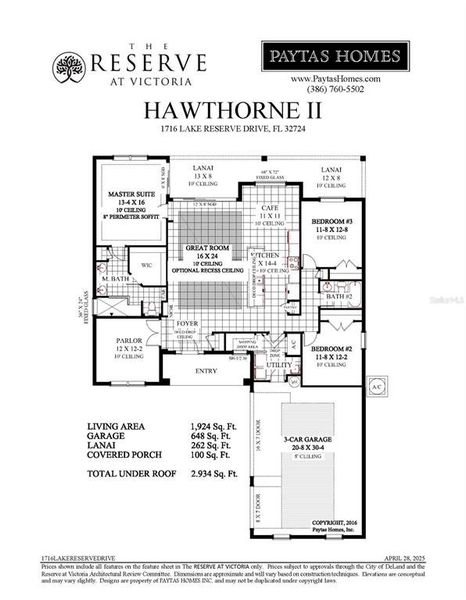 2D floor plan layout of this home in , Deland, FL (Image 3).