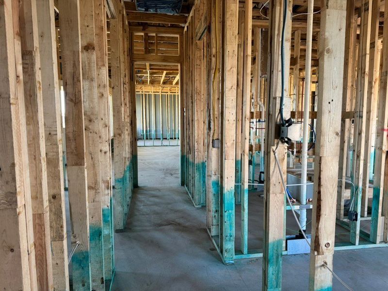 In-progress construction of a new home in Rocky Top, Krum, TX (Image 11).